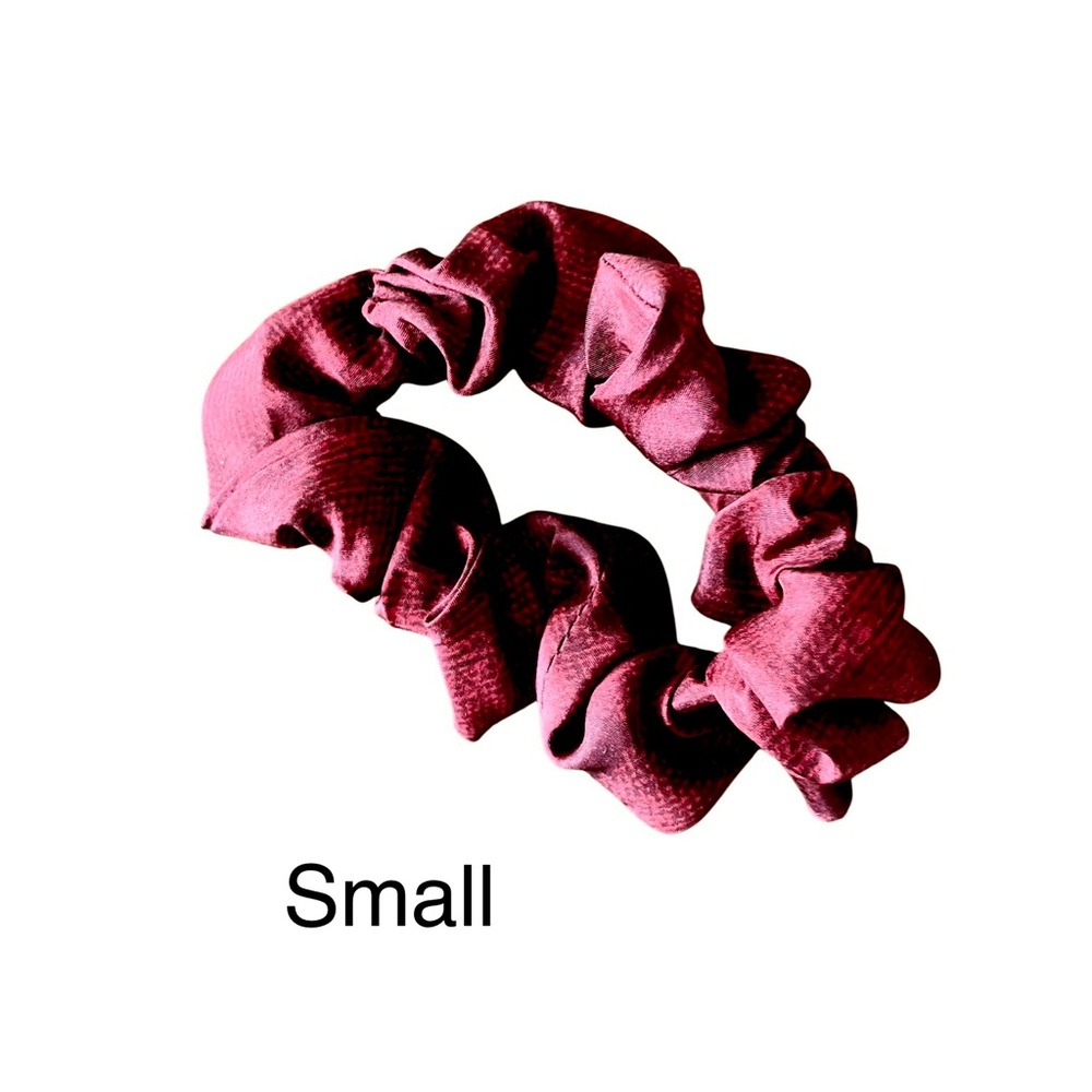 BN 100% Recycled Silk Handmade Scrunchies - Bundle of 3 - Picture 9 of 9